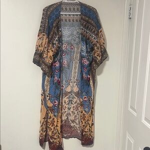 Cupshe Multicolor Boho Kimono Coverup